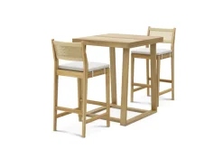 Discount Rio Outdoor Teak Bar Table & Stool Set Outdoor Dining & Bar Tables|Outdoor Furniture Sets