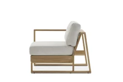 Online Rio Outdoor Teak Left Facing 1 Seater Sofa Outdoor Sofas