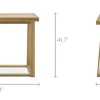 Hot Rio Outdoor Teak Rectangular Bar Table Outdoor Dining & Bar Tables