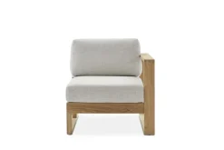 Hot Rio Outdoor Teak Right Facing 1 Seater Sofa Outdoor Sofas
