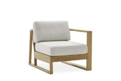 Hot Rio Outdoor Teak Right Facing 1 Seater Sofa Outdoor Sofas