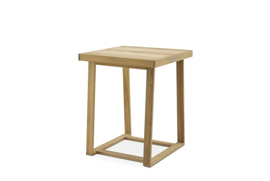 Fashion Rio Outdoor Teak Square Bar Table Outdoor Dining & Bar Tables