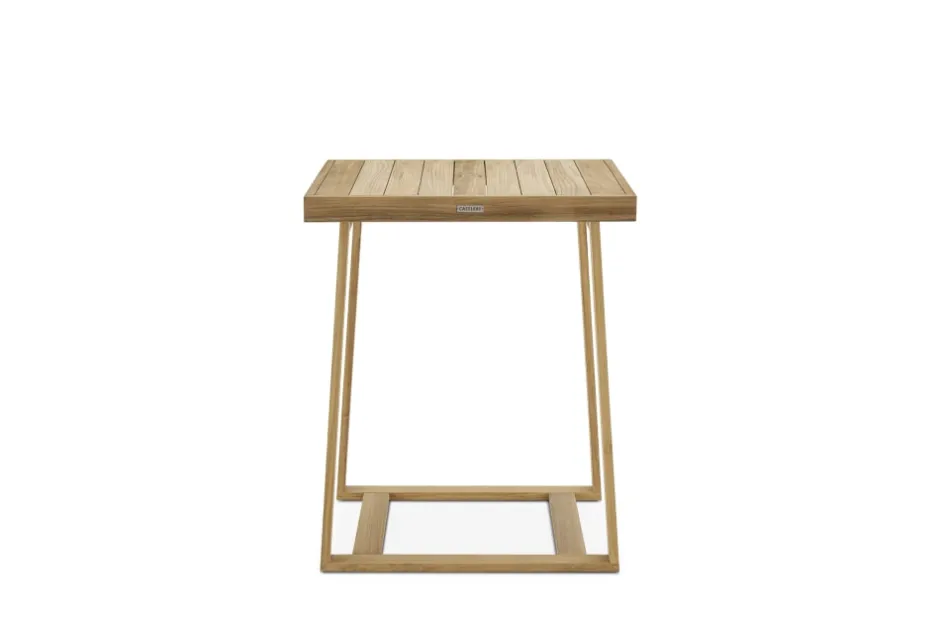 Fashion Rio Outdoor Teak Square Bar Table Outdoor Dining & Bar Tables