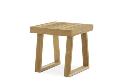 Clearance Rio Outdoor Teak Square Side Table Small Outdoor Furniture|Outdoor Coffee & Side Tables