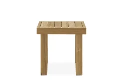 Clearance Rio Outdoor Teak Square Side Table Small Outdoor Furniture|Outdoor Coffee & Side Tables
