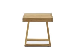Clearance Rio Outdoor Teak Square Side Table Small Outdoor Furniture|Outdoor Coffee & Side Tables