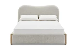 Online Rochelle Performance Bouclé Bed Small Bedroom Furniture|Beds & Bed Frames