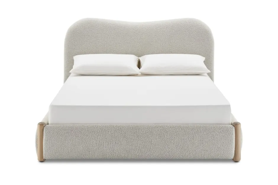 Online Rochelle Performance Bouclé Bed Small Bedroom Furniture|Beds & Bed Frames