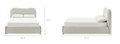 New Rochelle Storage Bed Small Bedroom Furniture|Beds & Bed Frames