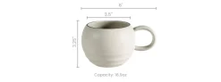 New Sandy Mugs, Set of 4 Tableware|Small Dining Room Furniture