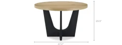 Discount Sawyer Round Dining Table Small Dining Room Furniture|Dining Tables