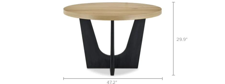 Discount Sawyer Round Dining Table Small Dining Room Furniture|Dining Tables