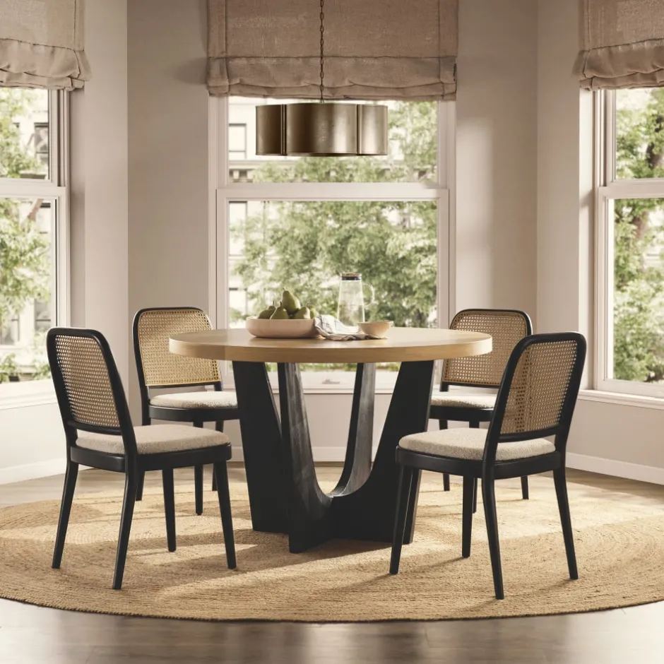 Discount Sawyer Round Dining Table Small Dining Room Furniture|Dining Tables