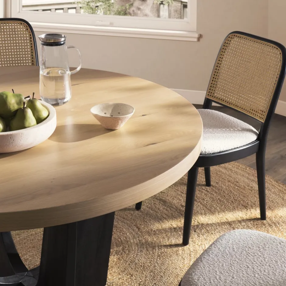 Discount Sawyer Round Dining Table Small Dining Room Furniture|Dining Tables