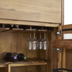 Sale Seb Bar Cabinet, Tall Small Space Storage|Sideboards & Buffet Cabinets