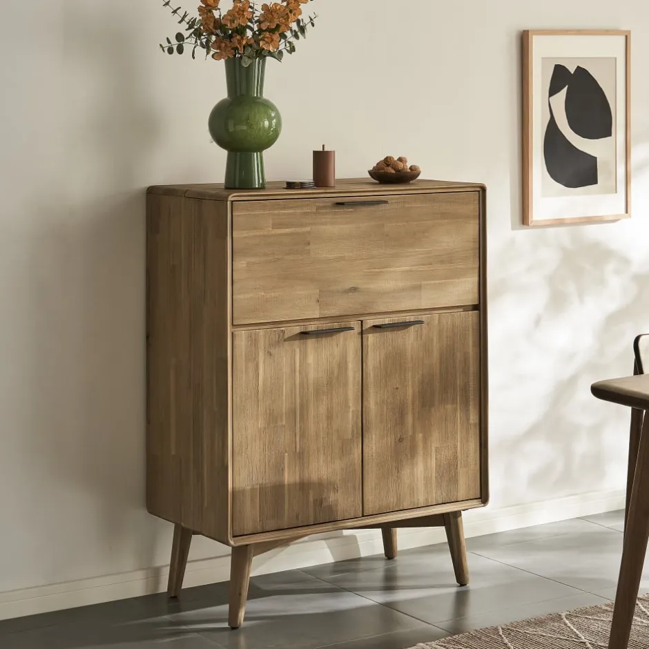 Sale Seb Bar Cabinet, Tall Small Space Storage|Sideboards & Buffet Cabinets