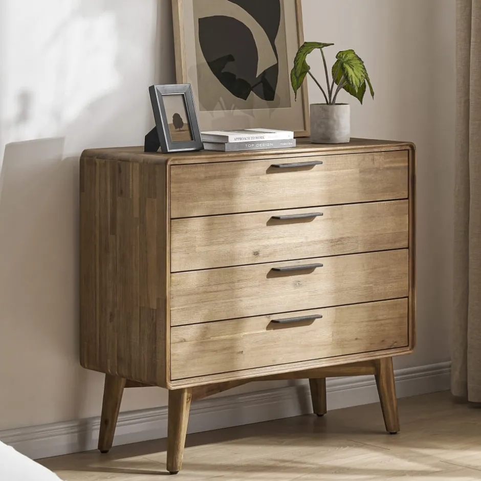 Clearance Seb 4-Drawer Dresser Dressers & Chest Of Drawers|Dressers & Chest Of Drawers