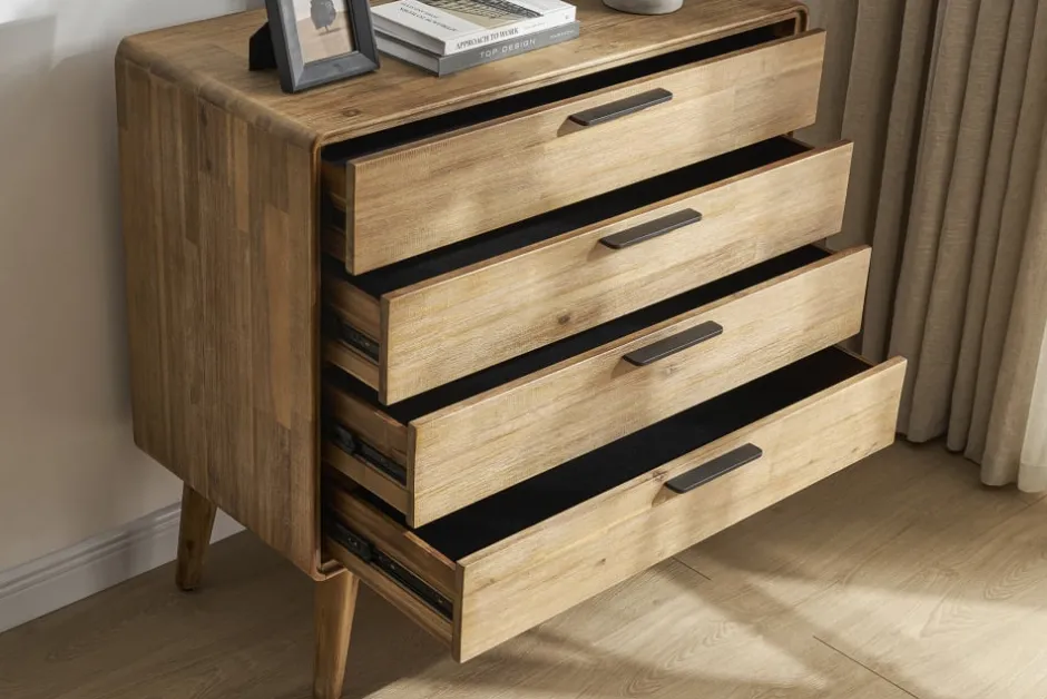 Clearance Seb 4-Drawer Dresser Dressers & Chest Of Drawers|Dressers & Chest Of Drawers