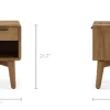 Discount Seb 1-Drawer Nightstand Nightstands & Bedside Tables|Side Tables
