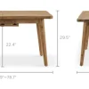 Discount Seb Extendable Dining Table, 59"-78.7" Small Dining Room Furniture|Dining Tables