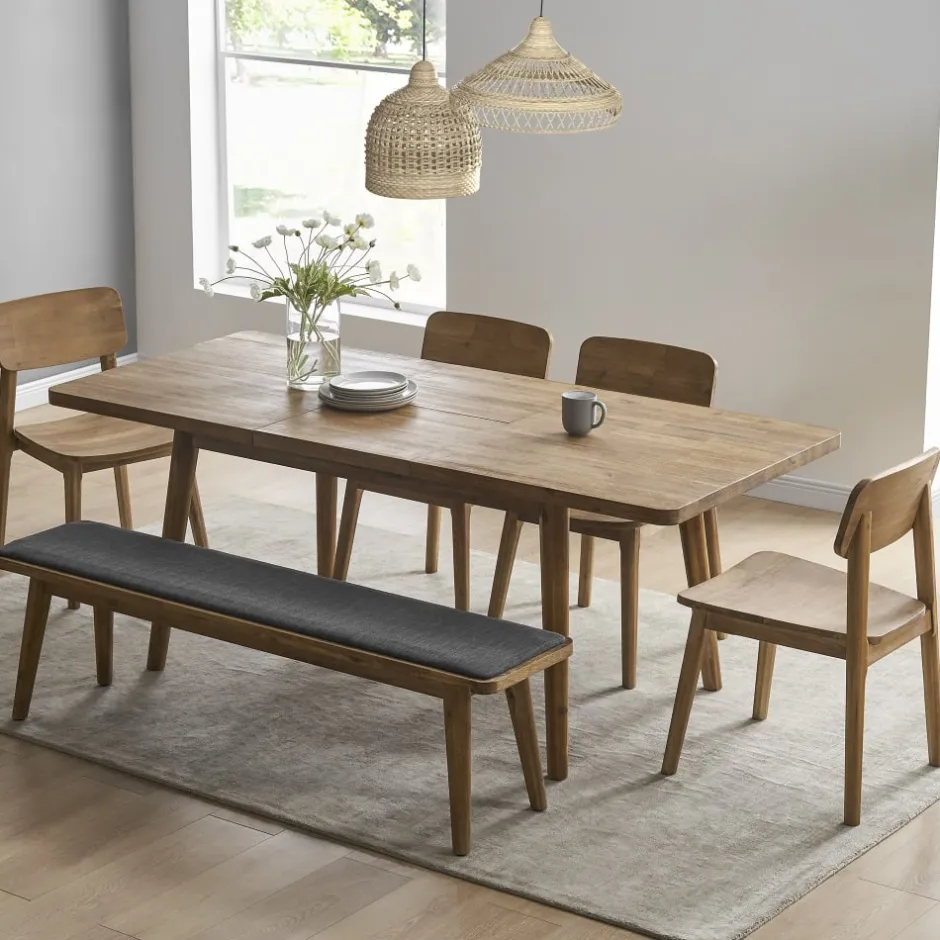 Discount Seb Extendable Dining Table, 59"-78.7" Small Dining Room Furniture|Dining Tables
