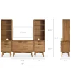 Discount Seb Media Console System Shelves & Bookcases|Tv Stands