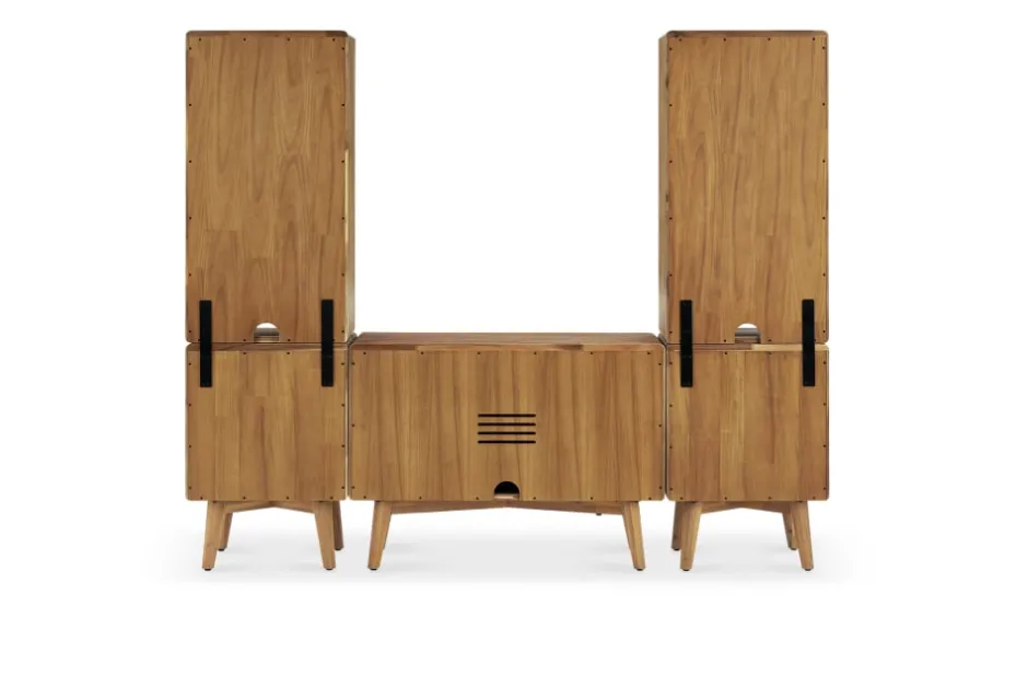 Discount Seb Media Console System Shelves & Bookcases|Tv Stands