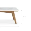 Online Seb Rectangular Marble Coffee Table Coffee Tables|Small Living Room Furniture