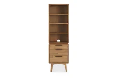 Fashion Seb Side Console with Hutch Small Space Storage|Shelves & Bookcases