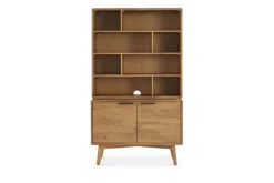 Fashion Seb Sideboard with Hutch Small Space Storage|Shelves & Bookcases