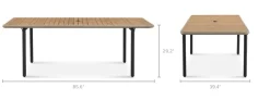 Hot Sierra Outdoor Dining Table Outdoor Dining & Bar Tables