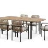Discount Sierra Outdoor Dining Table with 6 Chairs Outdoor Chairs & Bar Stools|Outdoor Dining & Bar Tables