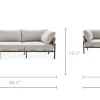 Best Sierra Outdoor Extended L-Shape Sectional Sofa Outdoor Sofas