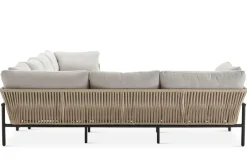 Best Sierra Outdoor Extended L-Shape Sectional Sofa Outdoor Sofas