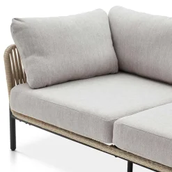 Best Sierra Outdoor Extended L-Shape Sectional Sofa Outdoor Sofas