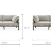 Clearance Sierra Outdoor L-Shape Sectional Sofa Outdoor Sofas