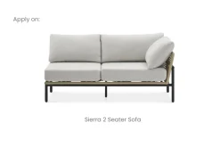 Best Sierra Outdoor Right Facing 2 Seater Sofa Cover Outdoor Accessories
