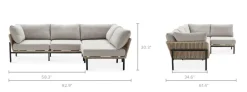 Hot Sierra Outdoor Sectional Sofa Outdoor Sofas