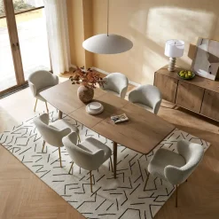 Outlet Simone Performance Bouclé Chair Dining Chairs