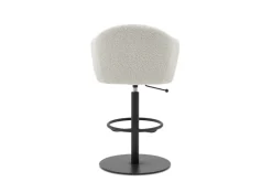 Best Simone Performance Bouclé Counter Stool, Matt Black Stools & Bar Stools