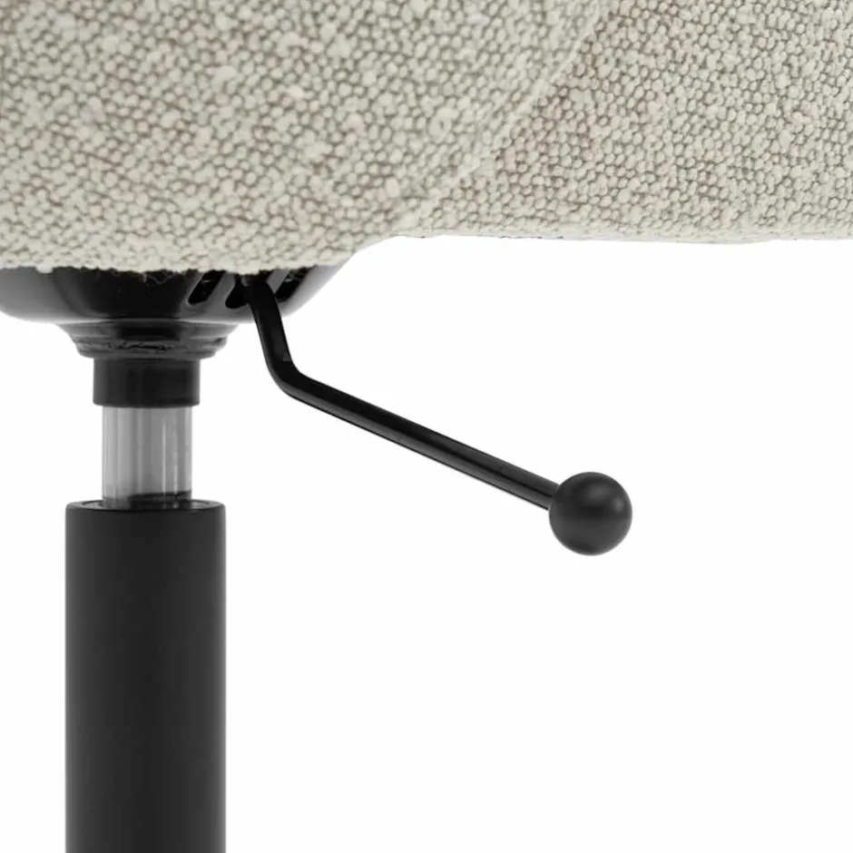Best Simone Performance Bouclé Counter Stool, Matt Black Stools & Bar Stools