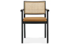 Online Sloane Cane and Leather Chair Dining Chairs