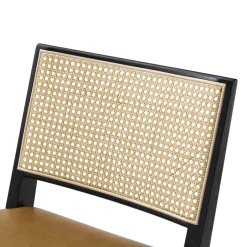 Online Sloane Cane and Leather Chair Dining Chairs