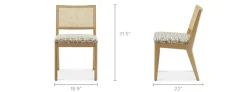 Hot Sloane Cane Chair Dining Chairs|Small Dining Room Furniture