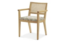Clearance Sloane Cane Chair with Armrest Dining Chairs