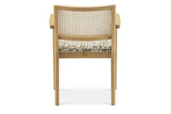 Clearance Sloane Cane Chair with Armrest Dining Chairs