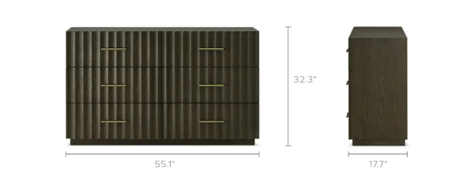 Clearance Sloane 6-Drawer Dresser Dressers & Chest Of Drawers|Dressers & Chest Of Drawers