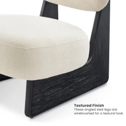 Best Solange Performance Bouclé Chair Armchairs And Accent Chairs|Small Living Room Furniture