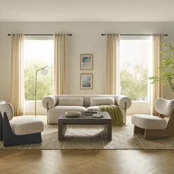 Sale Solange Performance Bouclé Sofa 3 Seater Sofas