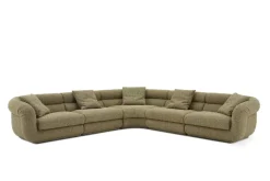 Hot Solari Performance Fabric L-Shaped Sectional Sofa Sectional Sofas